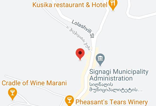Signagi - Crown Hotel Maps