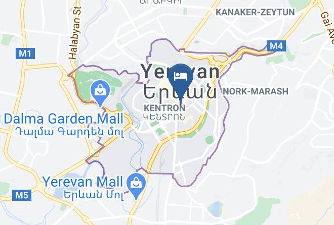 Yerevan - Crown Hotel Maps