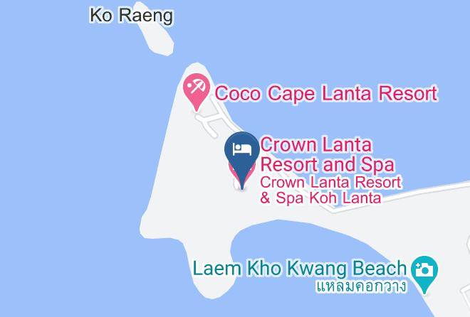 Amphoe Ko Lanta - Crown Lanta Resort And Spa Maps