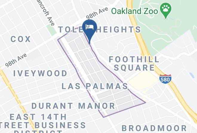 Alameda - Crown Lodge Motel Oakland Maps