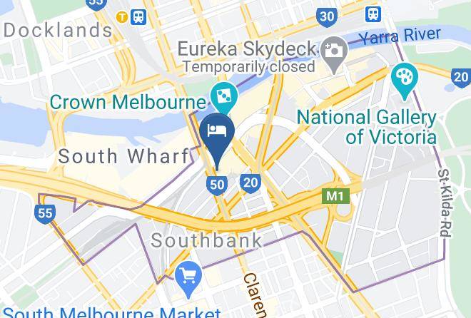 Melbourne - Crown Metropol Melbourne Maps