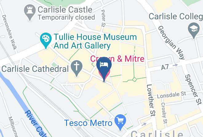 Cumbria - Crown & Mitre Hotel Maps