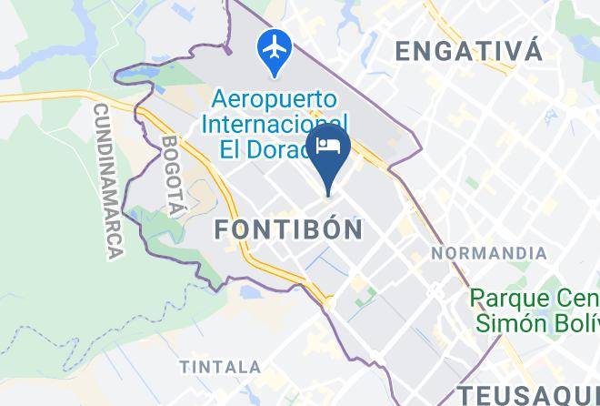 Bogota - Crown Park Hotel Maps