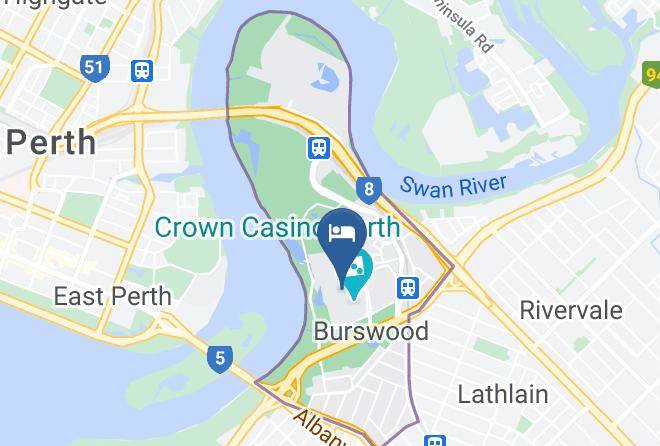 Crown Perth Map