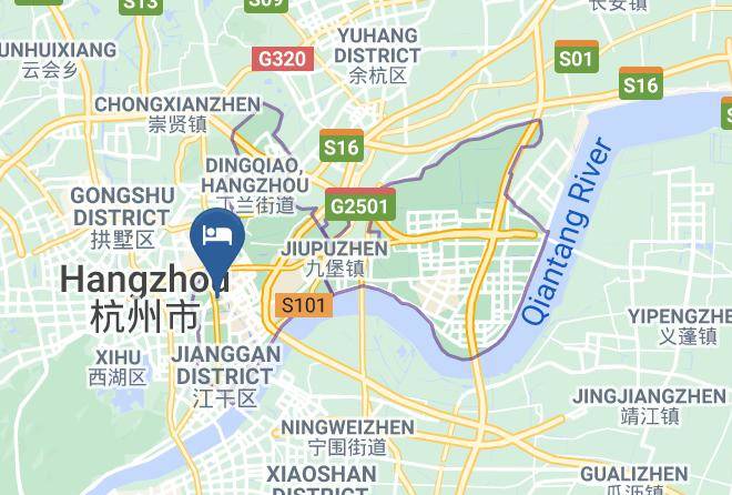 Hangzhou - Crown Plaza South Gate Maps