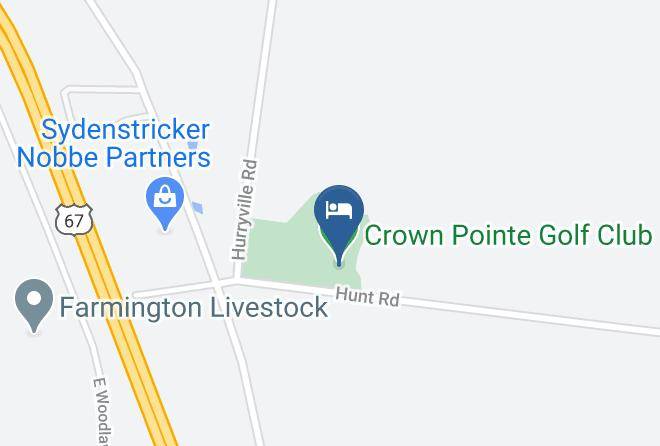 Crown Pointe Lodge Bw Signature Collection Map