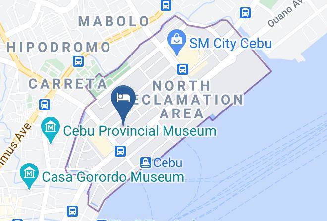Cebu - Crown Port View Hotel Maps