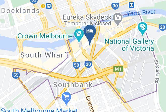 Melbourne - Crown Promenade Melbourne Maps