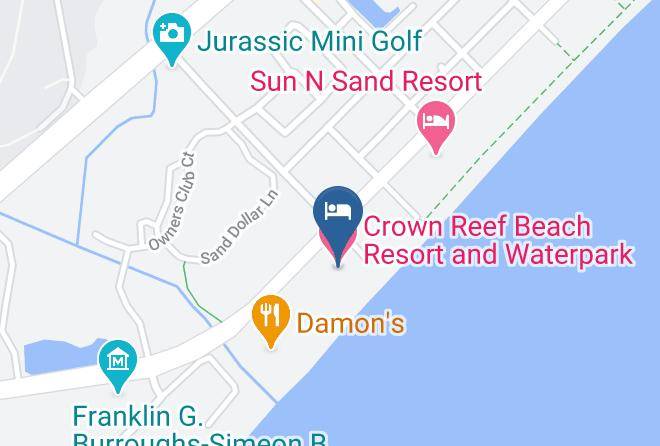 Horry - Crown Reef Beach Resort And Waterpark Maps