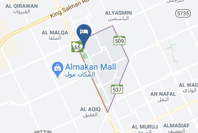 Riyadh - Crown Rose Hotel Maps
