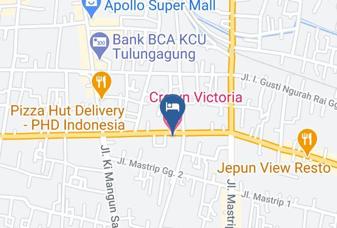 Tulungagung Regency - Crown Victoria Hotel Maps