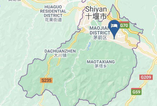 Shiyan - Crowne International Business Hotel Maps