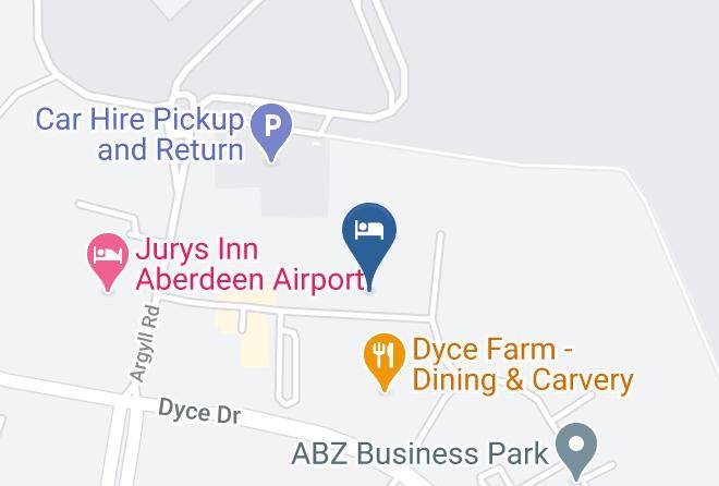 Aberdeen City - Crowne Plaza Aberdeen Airport Maps