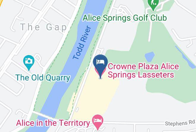 Alice Springs - Crowne Plaza Alice Springs Lasseters Maps