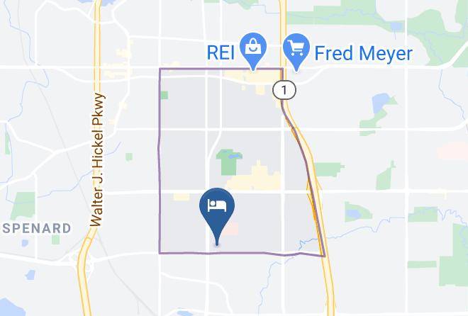 Crowne Plaza Anchorage Midtown Map
