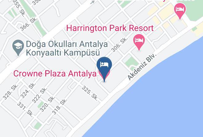 Konyaalti - Crowne Plaza Antalya Maps