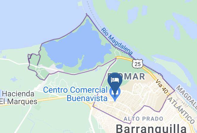 Barranquilla - Crowne Plaza Barranquilla Maps