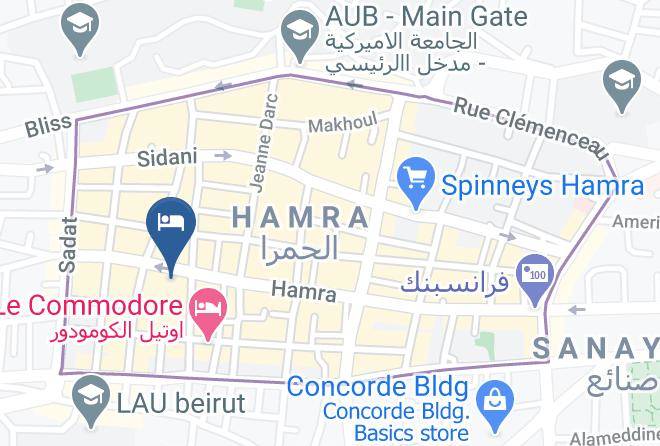 Beyrouth - Crowne Plaza Beirut Maps