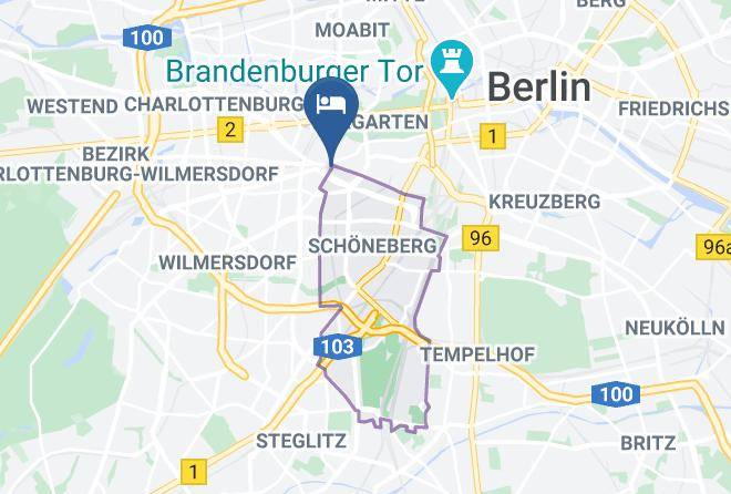 Stadt Berlin - Crowne Plaza Berlin City Ctr Nurnberger Maps