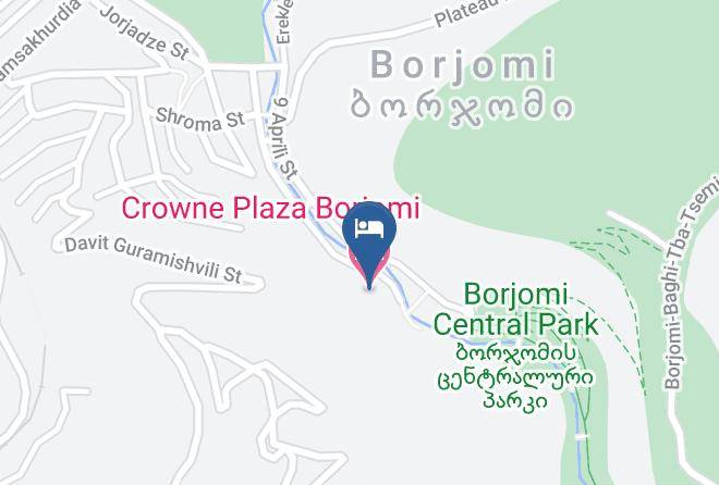 Borjomi - Crowne Plaza Borjomi Maps