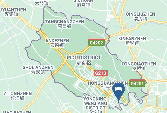 Chengdu - Crowne Plaza Chengdu Wenjiang Maps
