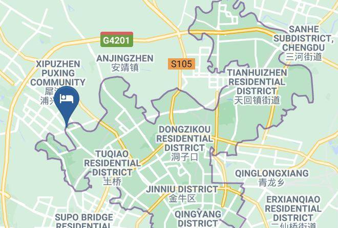 Chengdu - Crowne Plaza Chengdu West Maps