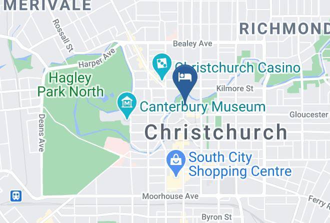 Christchurch - Crowne Plaza Christchurch Maps