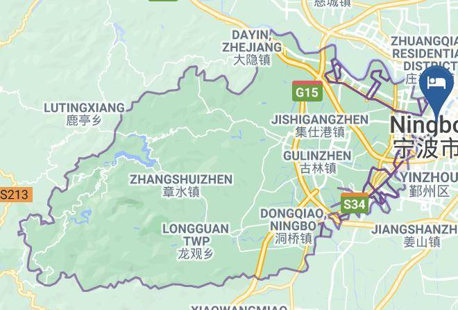 Ningbo - Crowne Plaza City Center Ningbo Maps