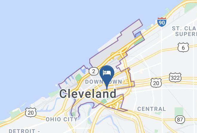 Cuyahoga - Crowne Plaza Cleveland At Playhouse Square Maps