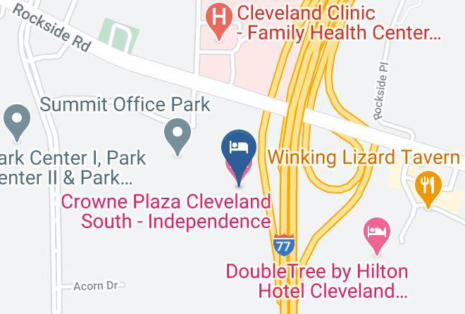 Cuyahoga - Crowne Plaza Cleveland South Independence Maps