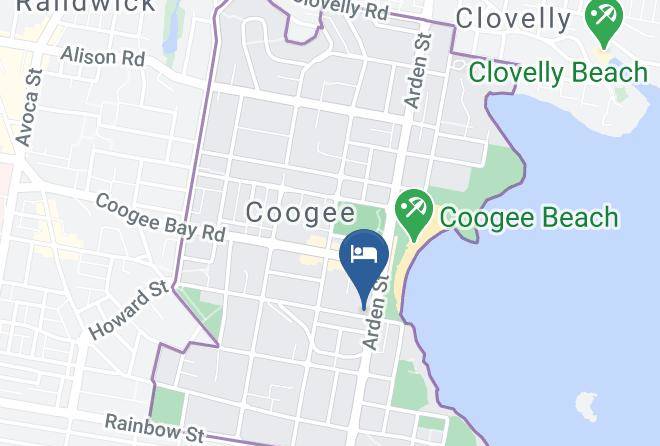 Randwick - Crowne Plaza Coogee Beach Sydney Maps