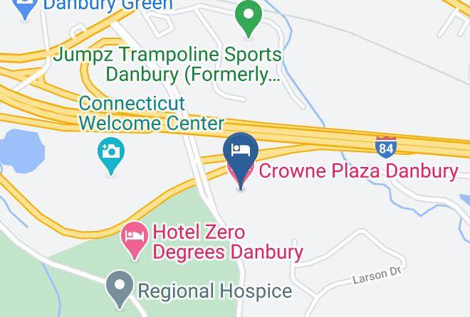 Crowne Plaza Danbury Map