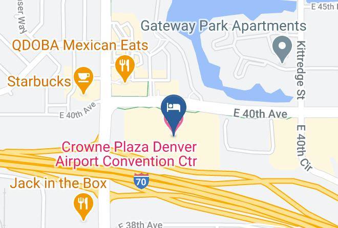 Adams - Crowne Plaza Denver Airport Convention Ctr Maps