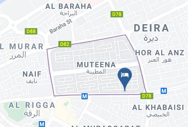 Dubai - Crowne Plaza Dubai Deira Maps
