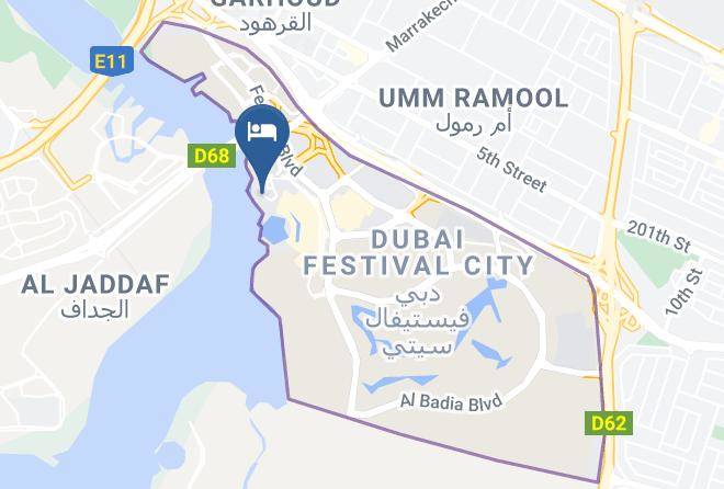 Dubai - Crowne Plaza Dubai Festival City Maps