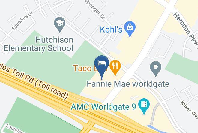 Fairfax - Crowne Plaza Dulles Airport Maps