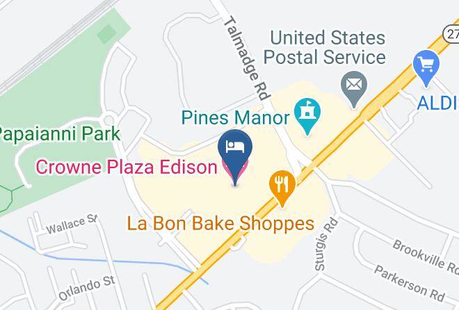 Middlesex - Crowne Plaza Edison Maps