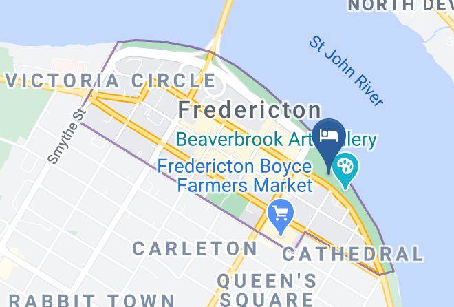 York - Crowne Plaza Fredericton Lord Beaverbrook Maps