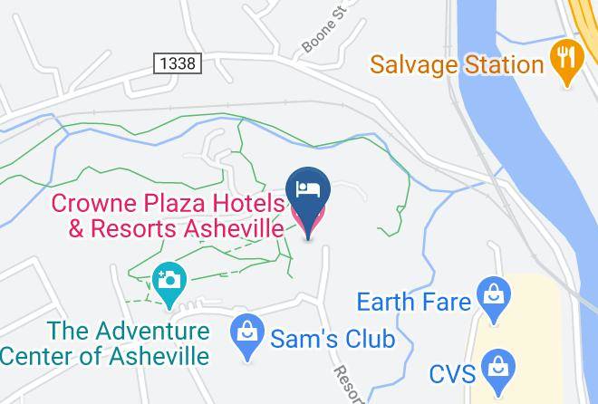Buncombe - Crowne Plaza Hotels & Resorts Asheville Maps