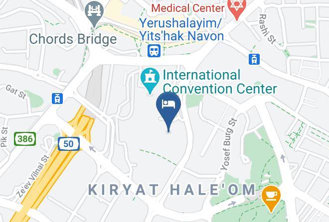 Jerusalem - Vert Jarusalem Hotel Maps