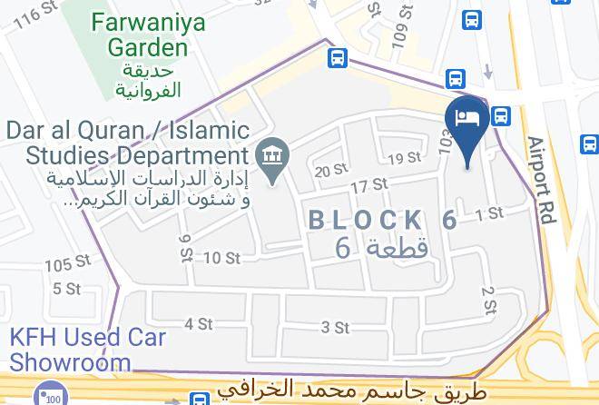 Al Farwaniya - Crowne Plaza Kuwait Al Thuraya City Maps