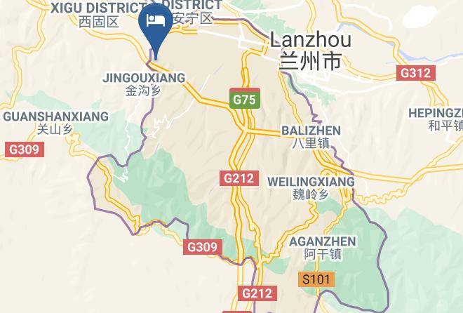 Lanzhou - Crowne Plaza Lanzhou Maps