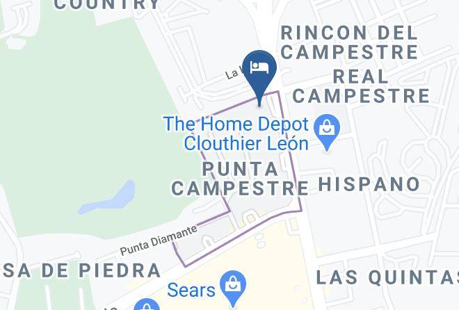 Leon - Crowne Plaza Leon Maps