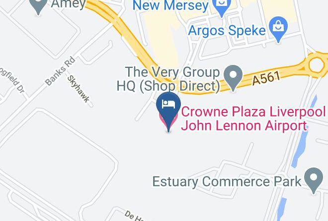 Crowne Plaza Liverpool John Lennon Airport Map