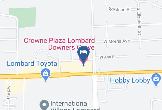 Dupage - Crowne Plaza Lombard Downers Grove Maps