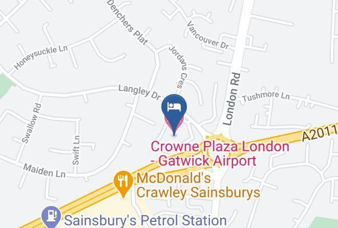 West Sussex - Crowne Plaza London Gatwick Airport Maps