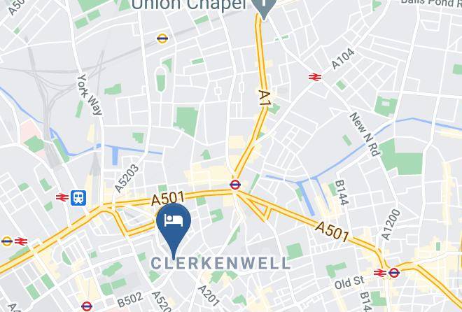 London - Crowne Plaza London Kings Cross Maps