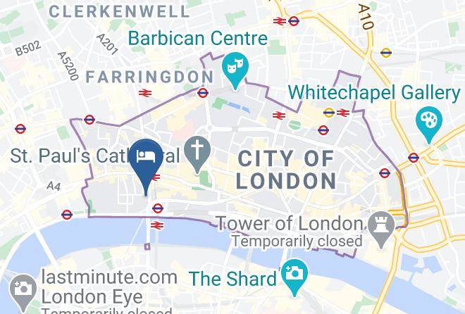 London - Crowne Plaza London The City Maps