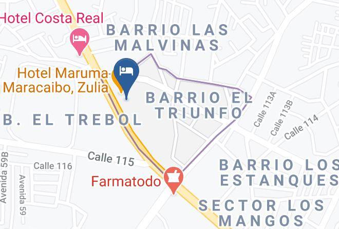 Maracaibo - Crowne Plaza Maruma Hotel & Casino Maps