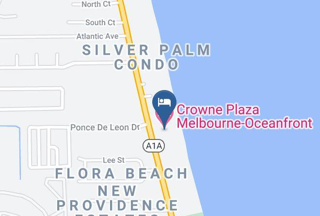 Brevard - Crowne Plaza Melbourne Oceanfront Maps